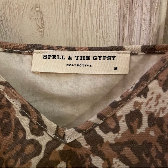SPELL Ada Camisole Size Medium Animal Print - Picture 2 of 4
